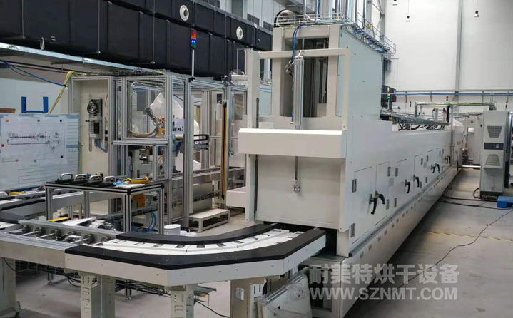 新能源汽车定子加热冷却隧道炉