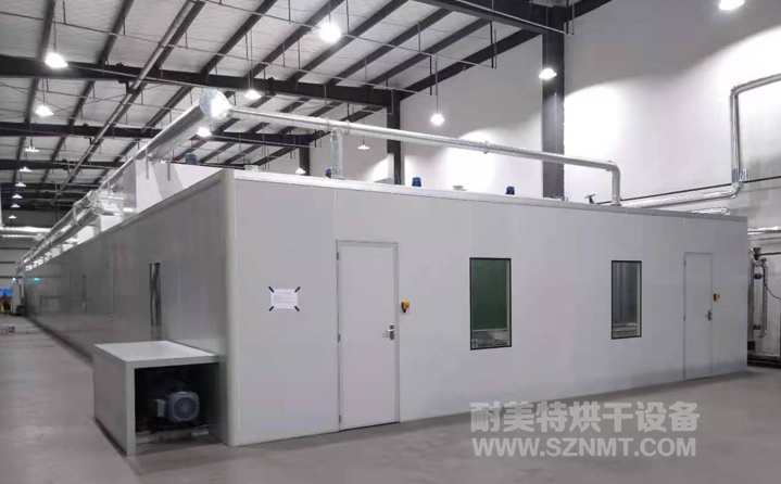 粘胶带通过式熟化自动化对接烘房