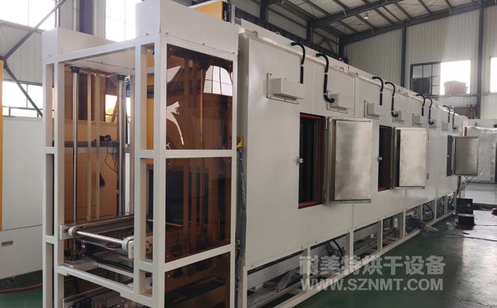 电动汽车电控的冷却10米固化隧道炉